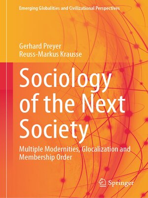 cover image of Sociology of the Next Society